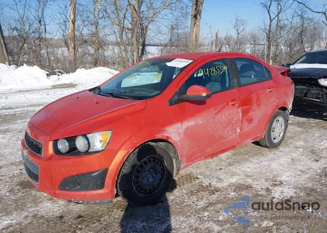2013 Chevrolet Sonic Ls Auto from USA, damaged, VIN 1G1JA5SH9D4170091